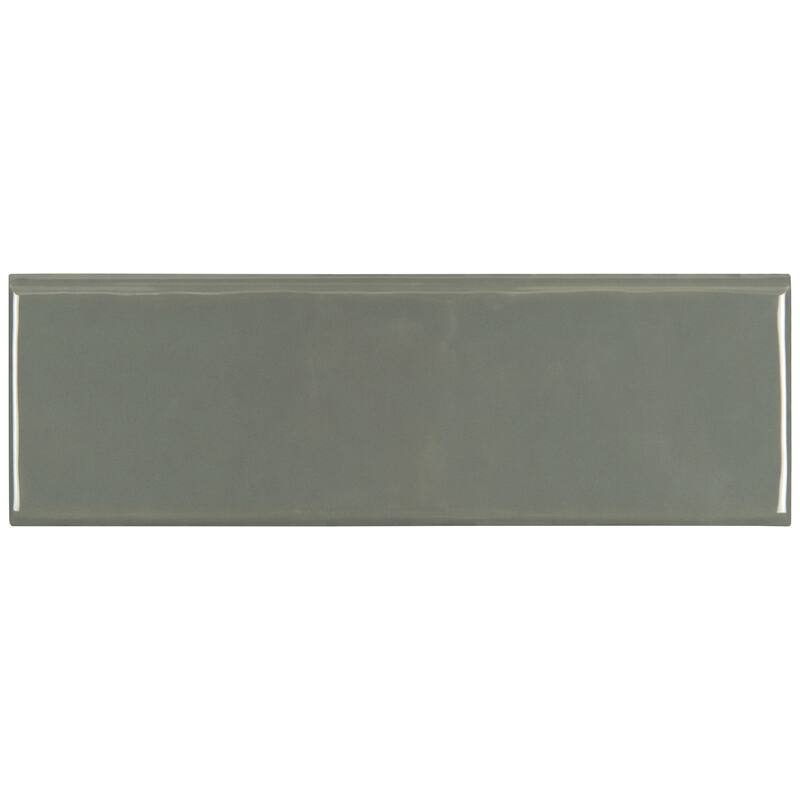 Ackland AKNPTMET4X12G-BN Metrola 12" x 4" Glossy Ceramic Grout or - Slate