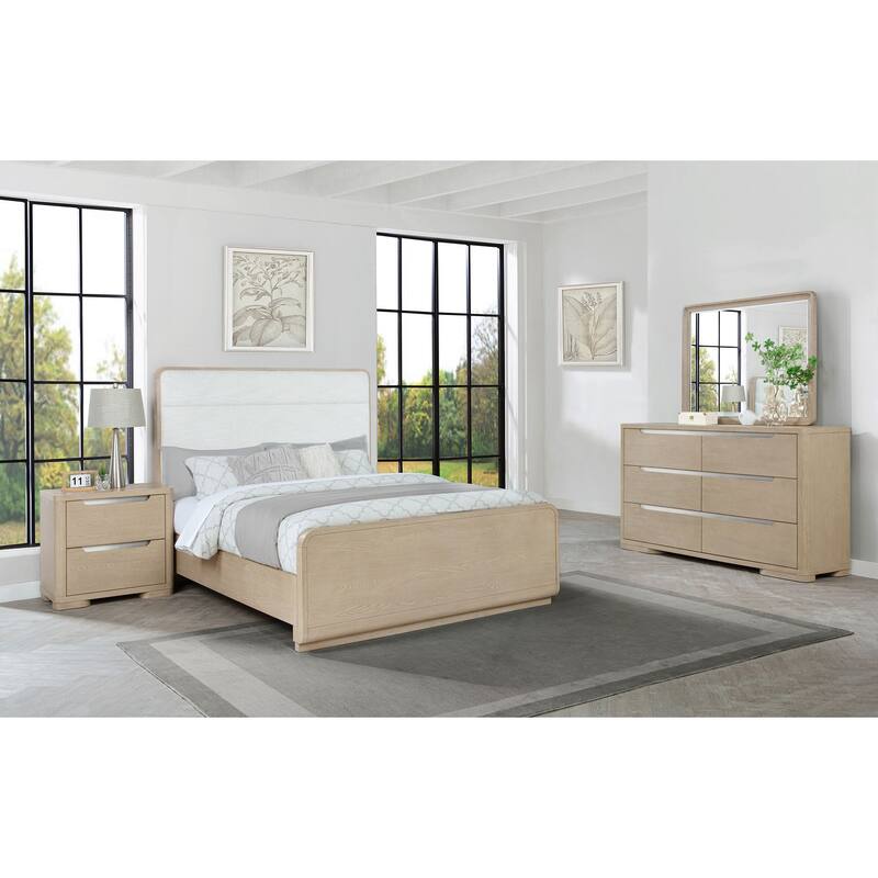 Ladera Bedroom Set Light Elm - Queen - 4 Piece