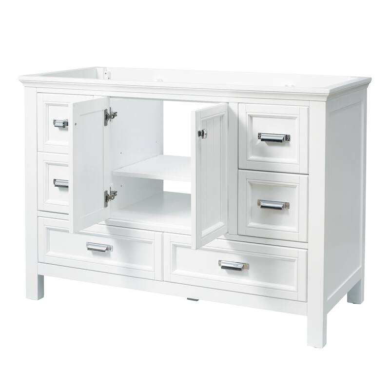 CRAFT + MAIN BAVT4922D-QBG Brantley 48" Free Standing Single Basin