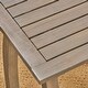 preview thumbnail 3 of 10, Lucca Outdoor Acacia Wood Side Table by Christopher Knight Home