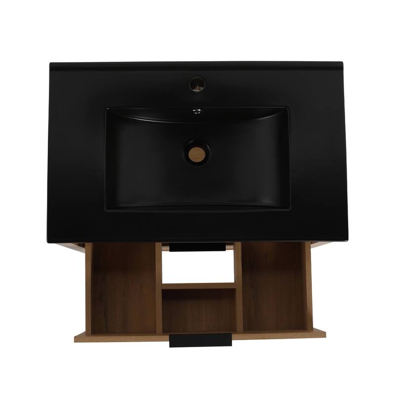 30" Bathroom Vanity with Resin Sink