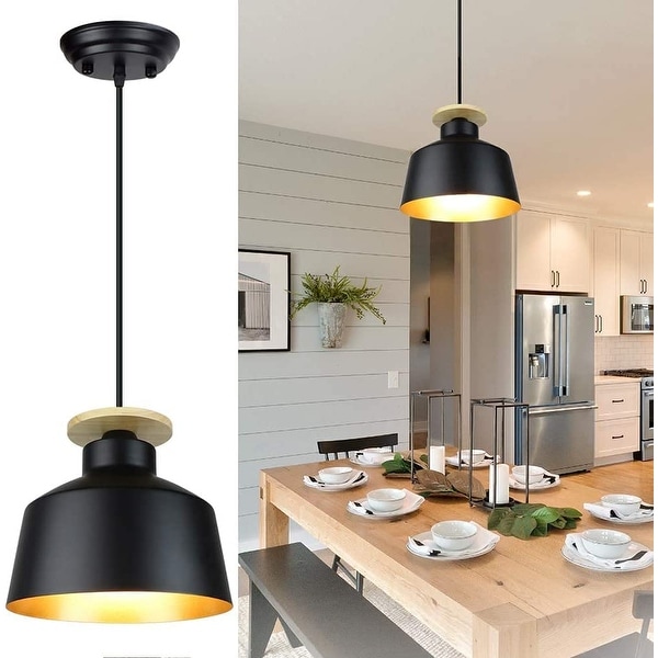 Black and gold industrial ceiling light online