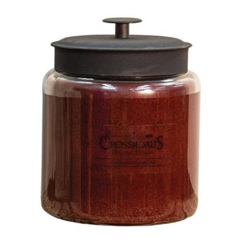 Large Jar Candle with Four Wicks Long Burn Time - 96 oz - N/A - Cinnamon Sticks