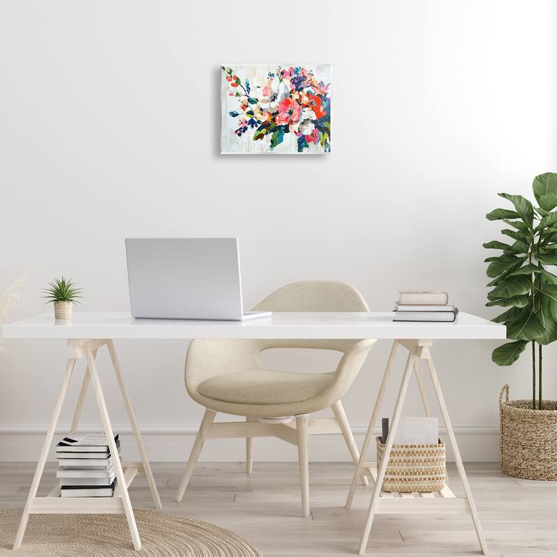 Stupell Abstract Flower Blooming Branch Wall Plaque Art Design By Franklyn Gregory