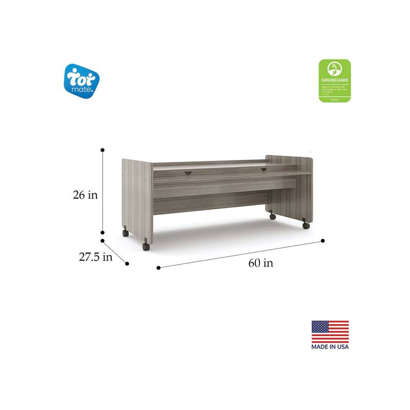 Little Corner Desk for Kids - Mobile Study Table, Ready to Assemble, Compact Home Learning Station