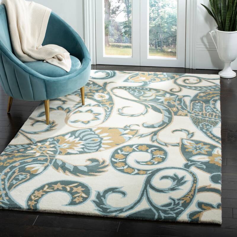 SAFAVIEH Handmade Wyndham Dragana Modern Wool Rug
