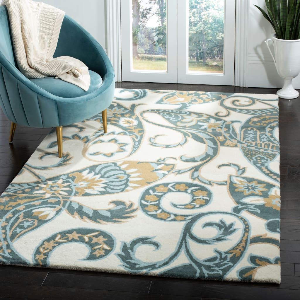 SAFAVIEH Handmade Wyndham Dragana Modern Wool Rug
