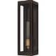 preview thumbnail 1 of 5, Avon 1-Light Western Bronze Outdoor Wall Lantern