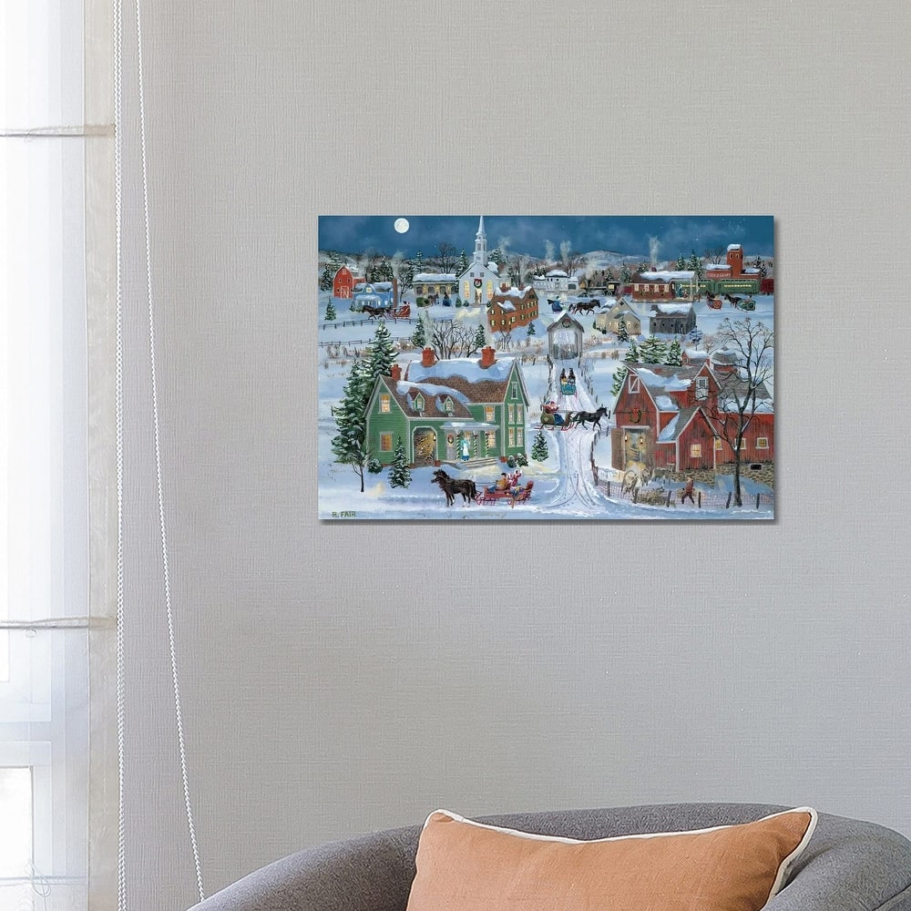 iCanvas "Christmas Homecoming" by Bob Fair Canvas Print