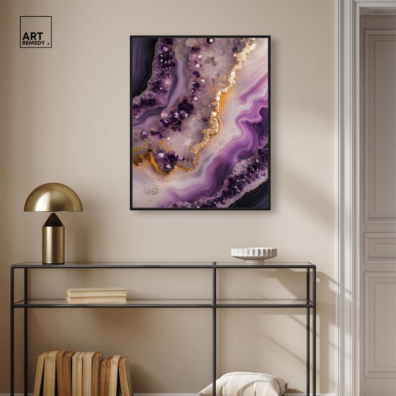 Amethystine Dream I Canvas by Art Remedy