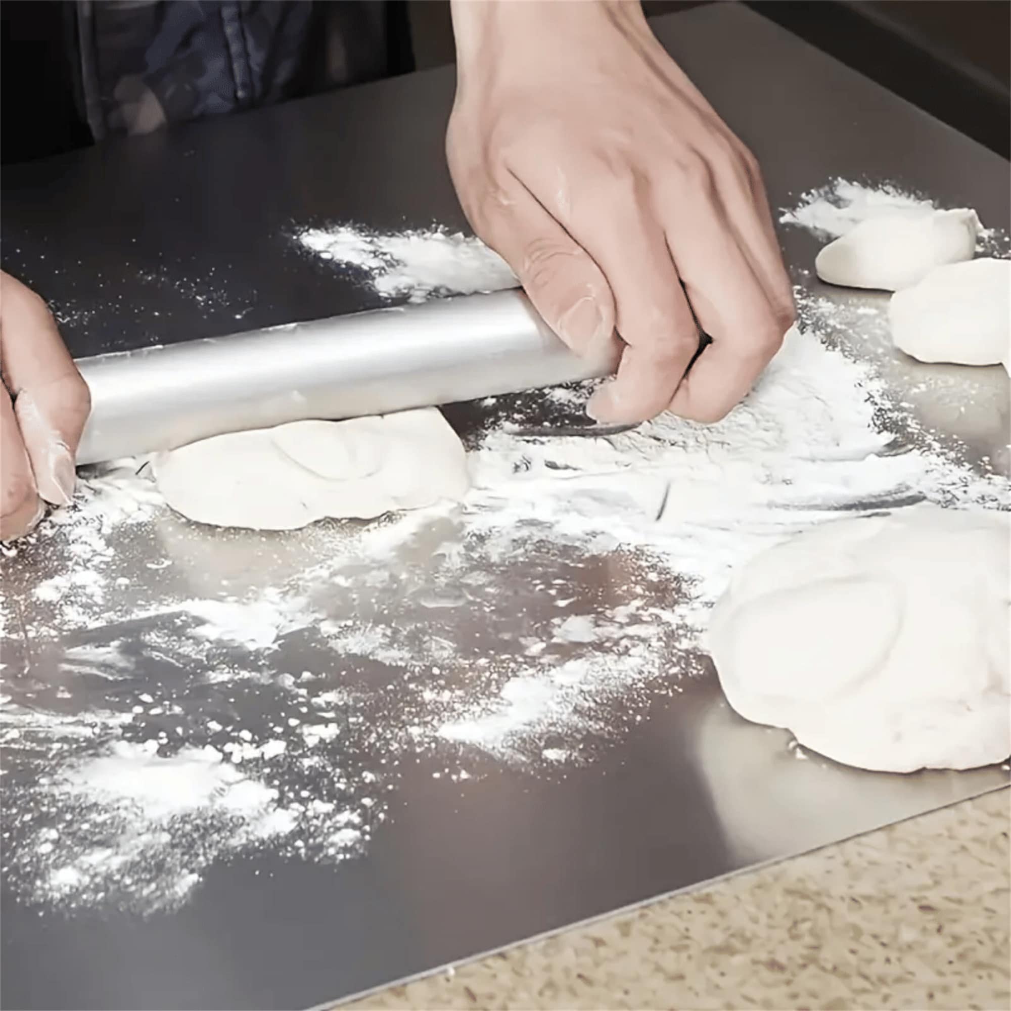 30CM*40CM Premium Stainless Steel Cutting Board for Kitchen