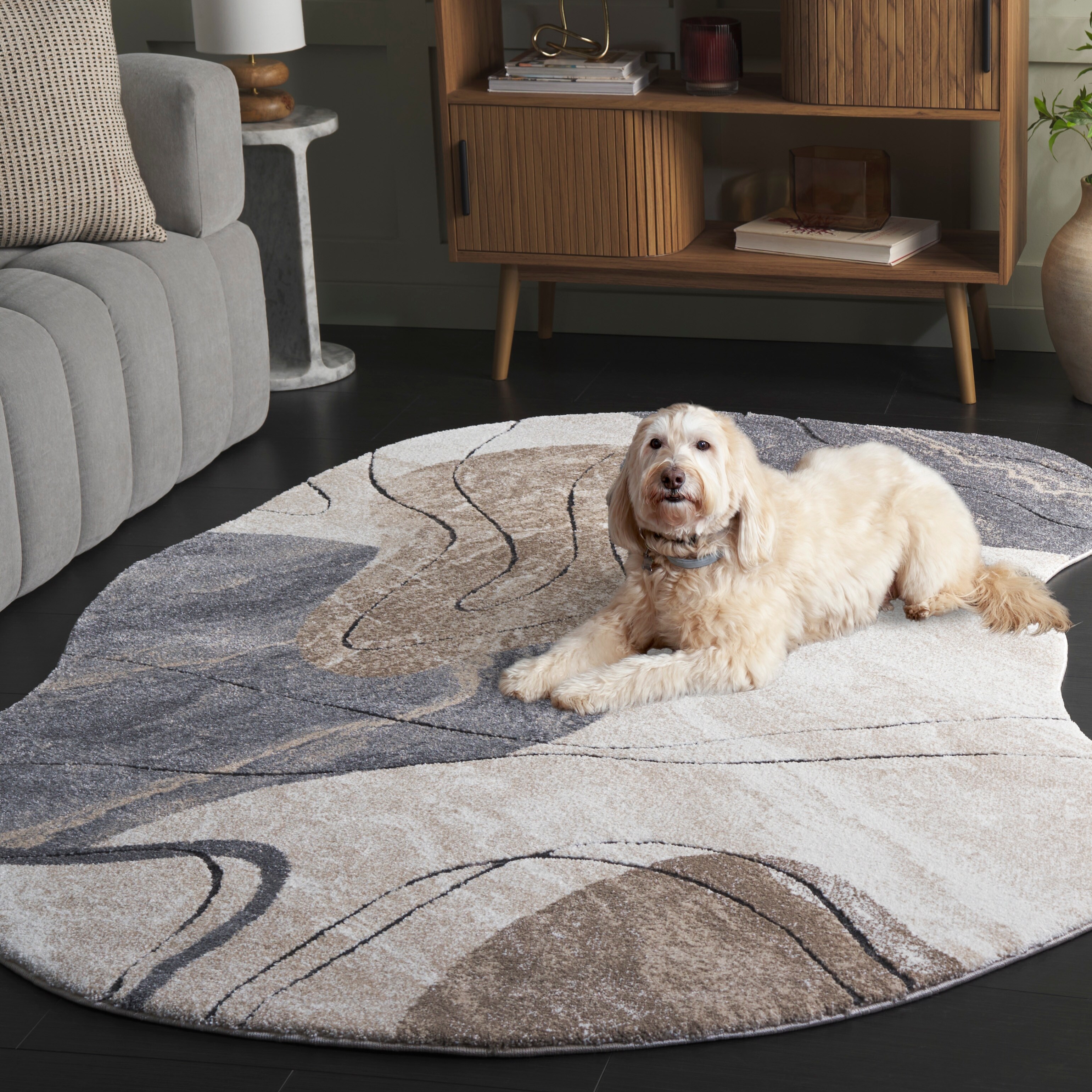 SAFAVIEH Contour Shakira Modern Abstract Rug - On Sale - Overstock