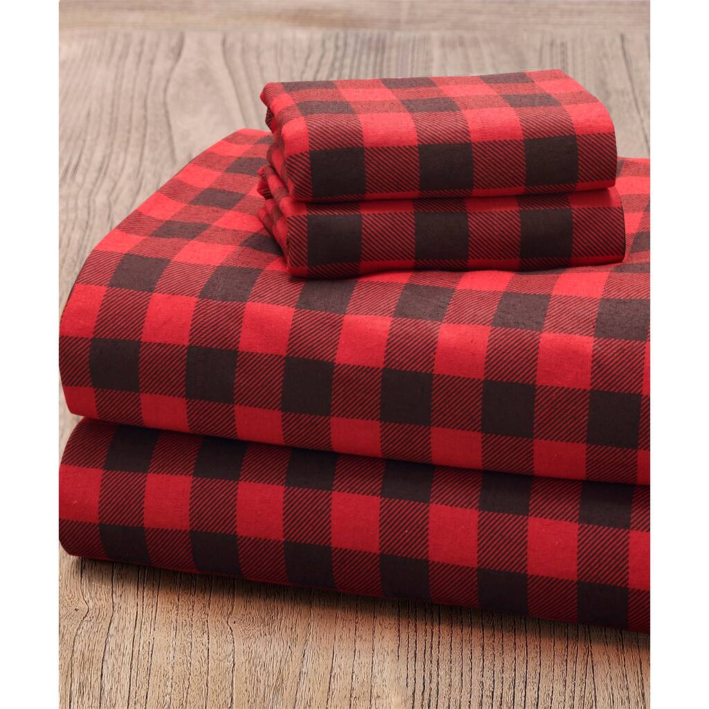 SL SPIRIT LINEN HOME EST. 1988 Flannel Sheet Set
