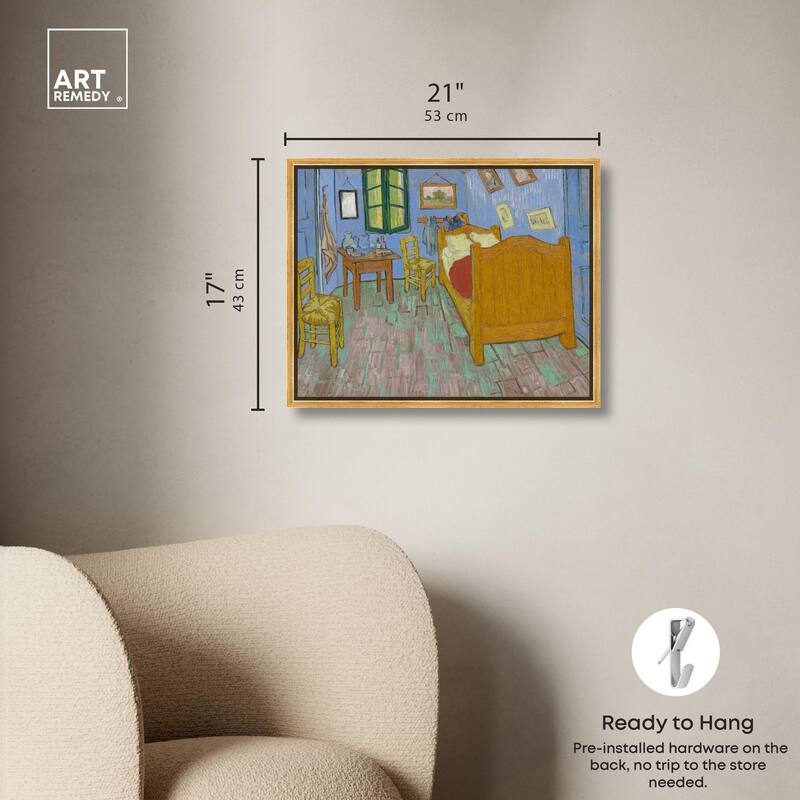 The Bedroom Canvas by Art Remedy