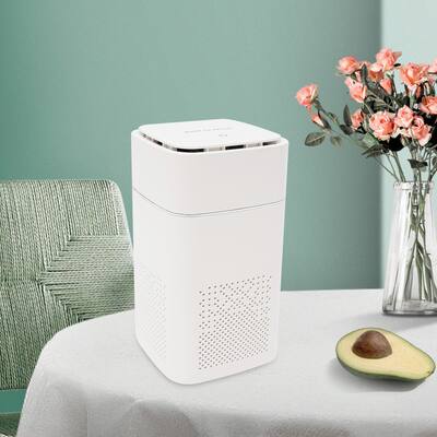 Modern Negative Ion Air Purifier White Desktop Purifier