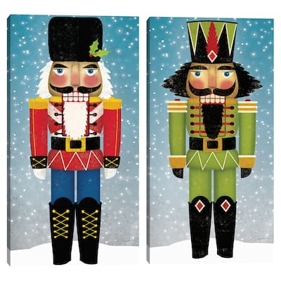 Nutcracker I Bright, II by Ryan Fowler Canvas Art Print Set