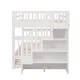 preview thumbnail 28 of 40, Full over Full Bunk Bed with Twin Trundle, Staircase Storage & Solid Wood