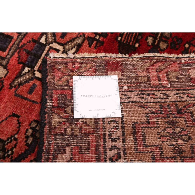 ECARPETGALLERY Hand-knotted Andelz Red Wool Rug - 3'1 x 10'1