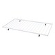 preview thumbnail 13 of 12, Contemporary & Simple Style Full XL over Queen Metal Bunk Bed with Twin Size Trundle, Save Space or Split Into 2 Beds, White