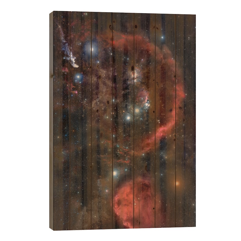 Orion the Hunter (Hubble Space Telescope) Print On Wood by NASA - Multi-Color - 26x18x1.5