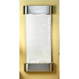 Adagio Cascade Springs Wall Fountain Silver Mirror