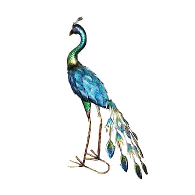 31" Iron Peacock