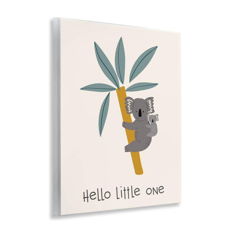 Stupell Hello Little One Koalas Wall Plaque Art Design By Sazerelli Designs