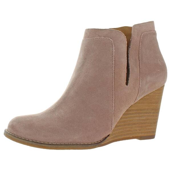 lucky brand wedge ankle boots