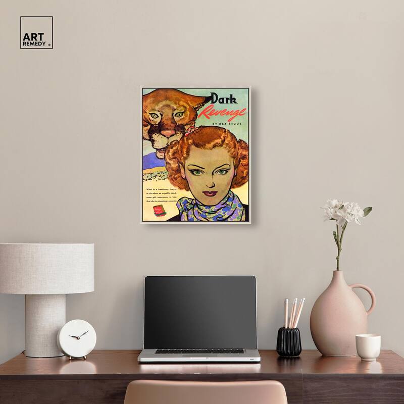 Dark Revenge Book 1939 Canvas by Art Remedy
