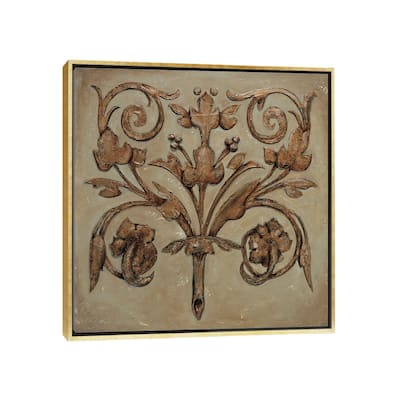 iCanvas "Decorative Scroll II" by Pablo Segovia Framed Canvas Print