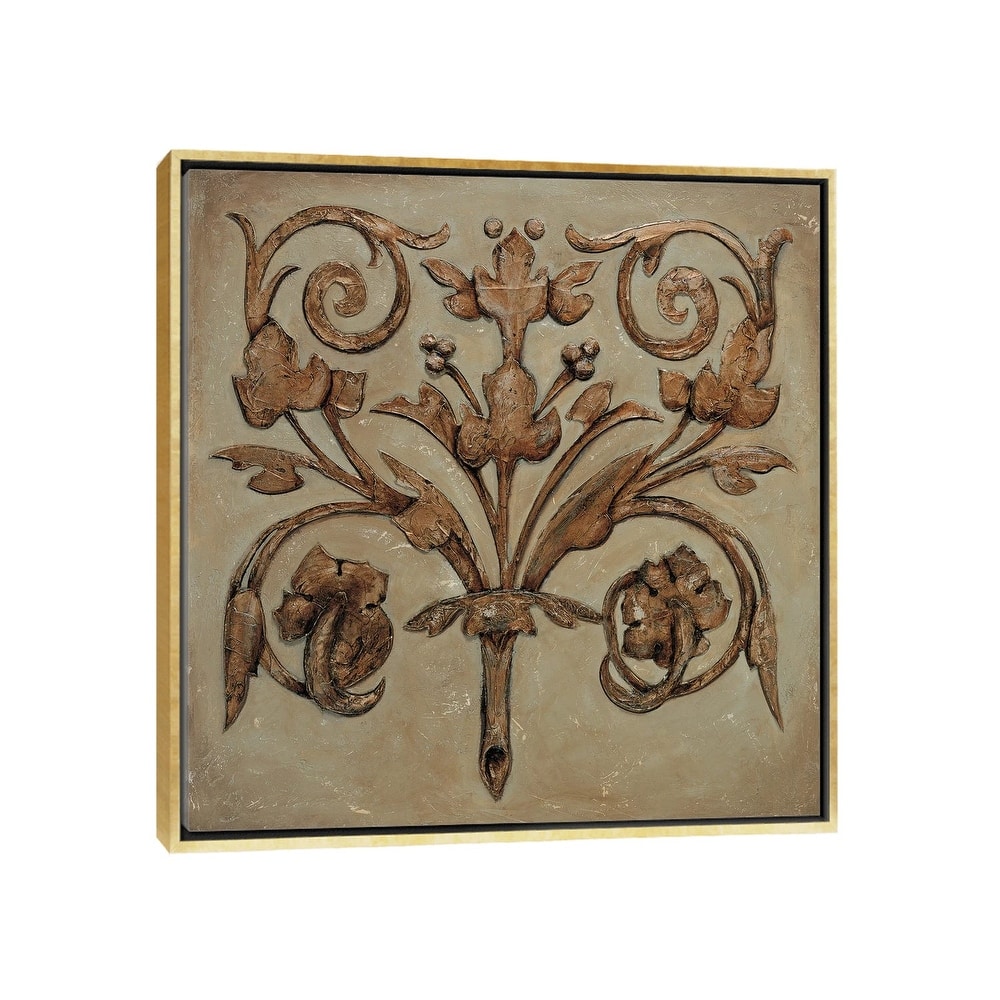 iCanvas "Decorative Scroll II" by Pablo Segovia Framed Canvas Print