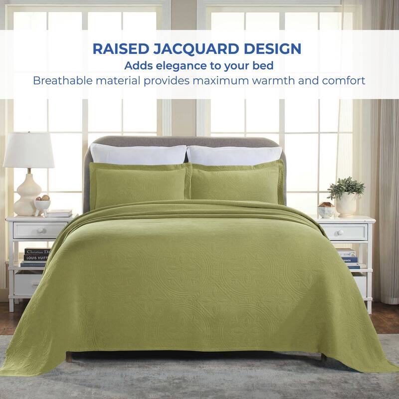 Superior Celtic Circle Cotton Decorative Bedspread Set