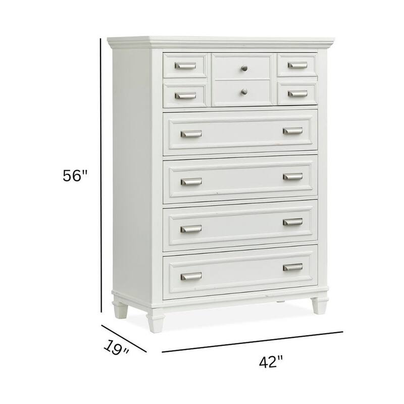 Magnussen Home Charleston White Dove Drawer Chest