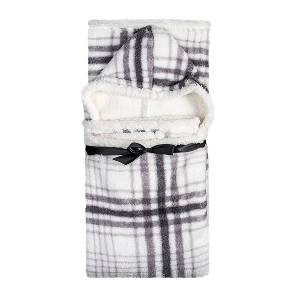 Grey hotsell check blanket