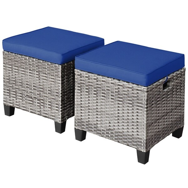 Wicker step stool on sale
