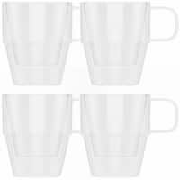 Thermax Set of 2- Double Wall Insulated Glass Latte Cups - 10.4 oz - Bed  Bath & Beyond - 31128128