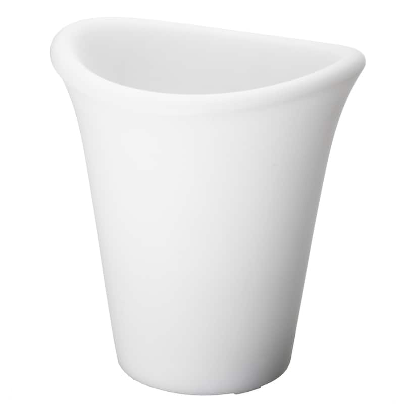 National Tree Company 10 in. Ice Bucket with Color Changing LED Lights - White - 10 in