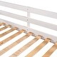 preview thumbnail 12 of 12, Full & Twin L-Shaped Bunk Bed with Slide and Ladder, White