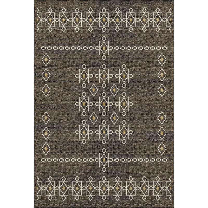 Premium Washable Super Soft Boho Medallion Mayfield Rug