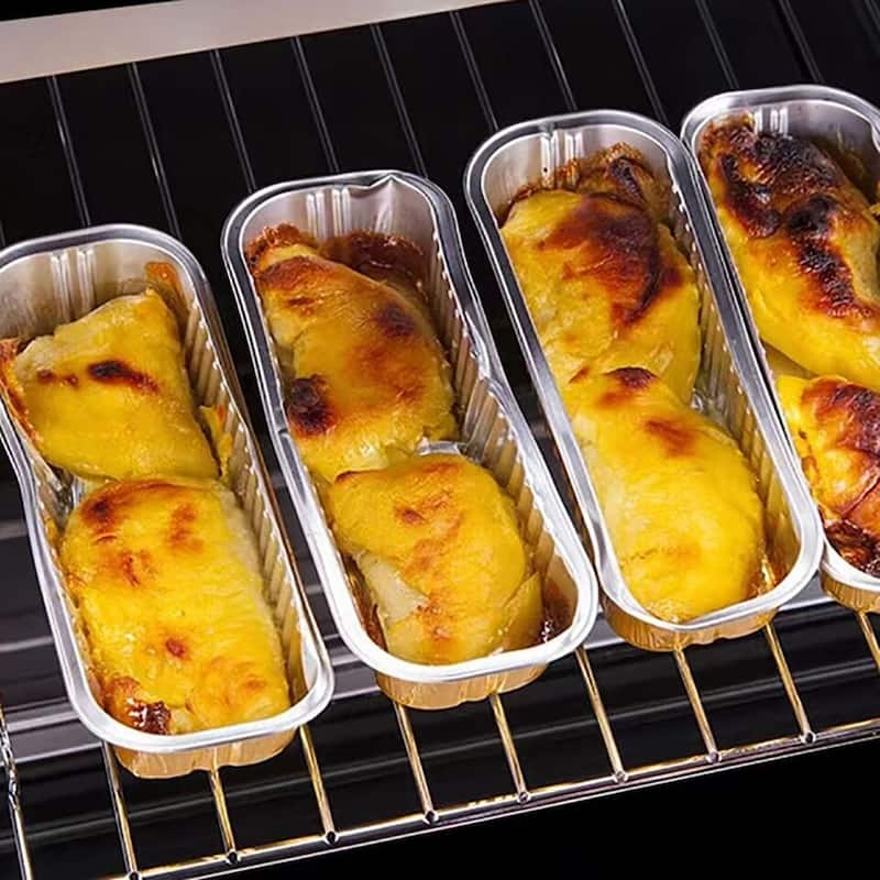 100 6.8oz Pack Aluminum Mini Loaf Pans with Lid - Bed Bath & Beyond