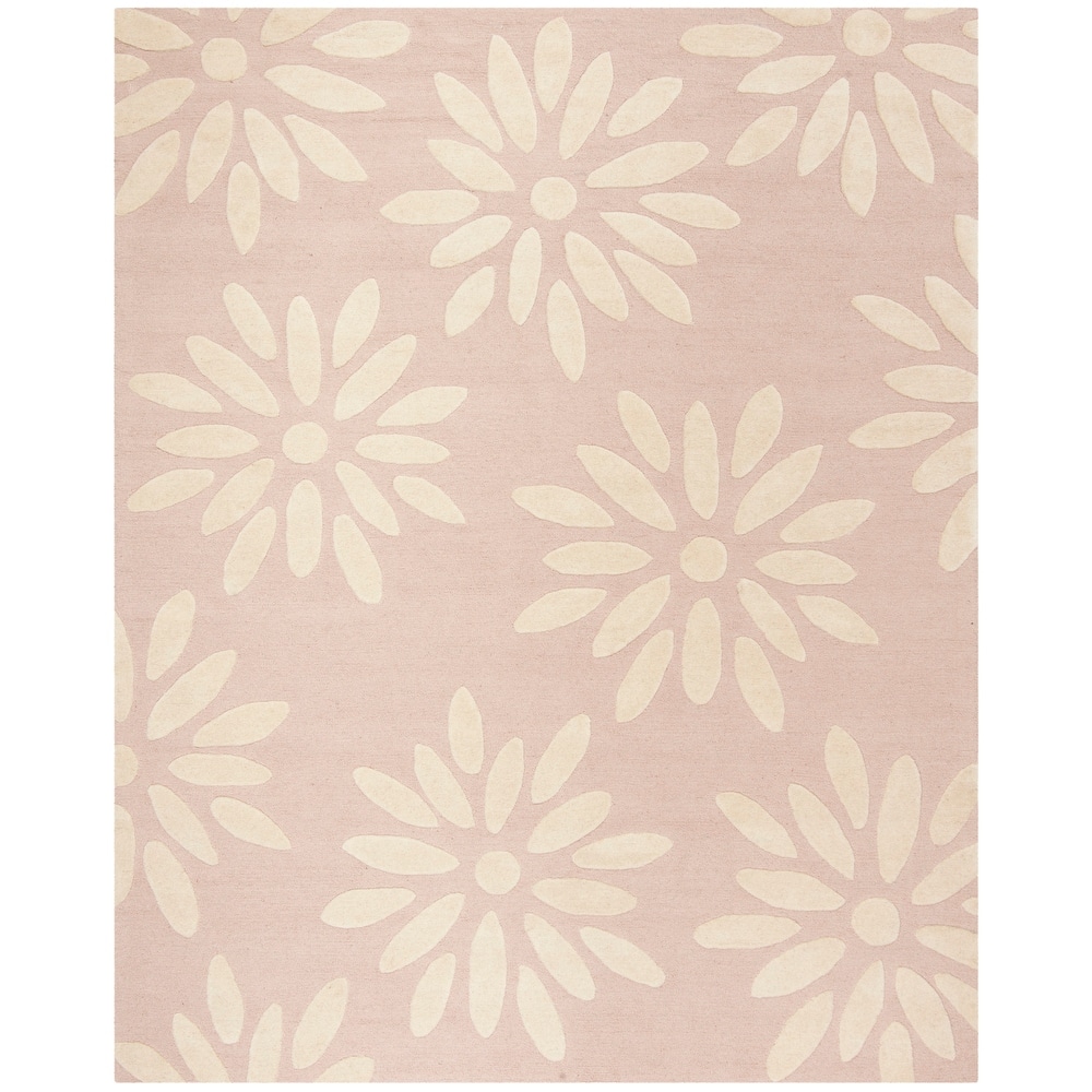 SAFAVIEH Handmade SAFAVIEH Kids Fleurette & Tween Wool Rug