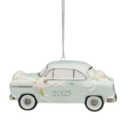 Lenox 2025 Just Married Vintage Car Ornament