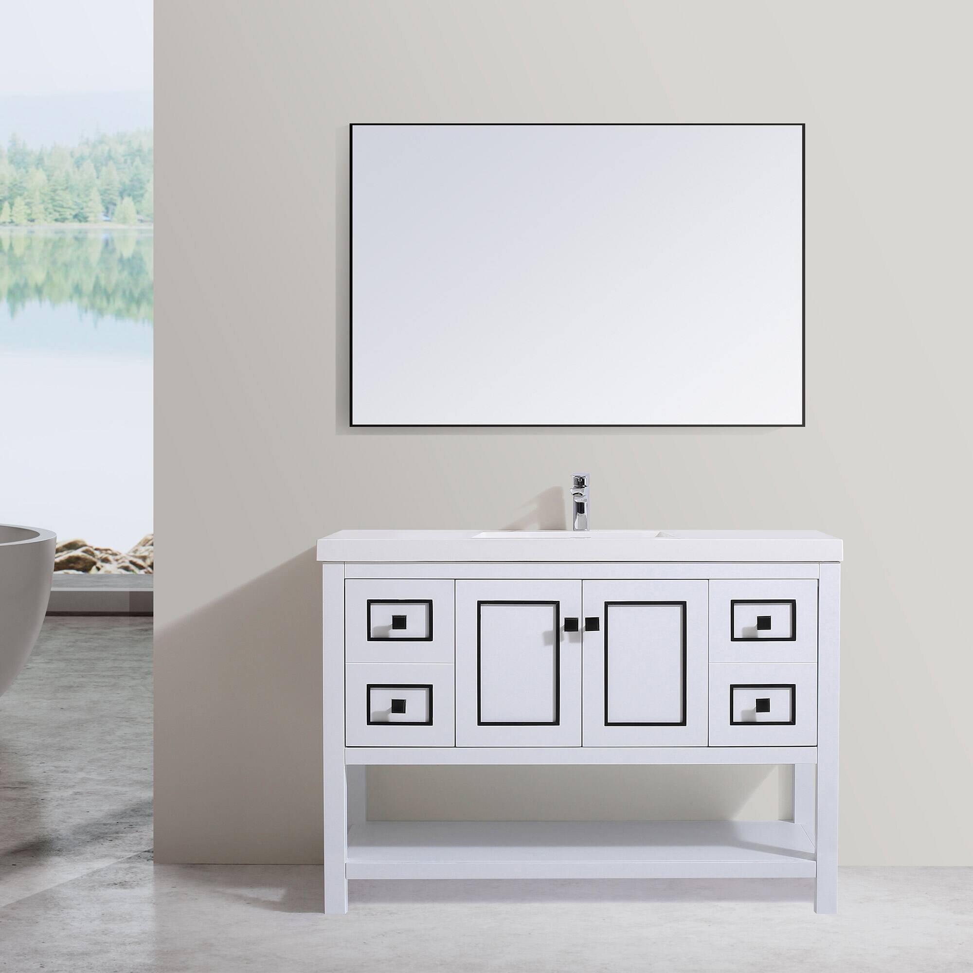 Option White-Black Trim