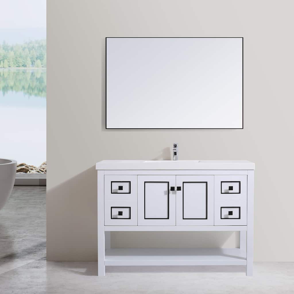 Davis 48" Single Bathroom Vanity Set