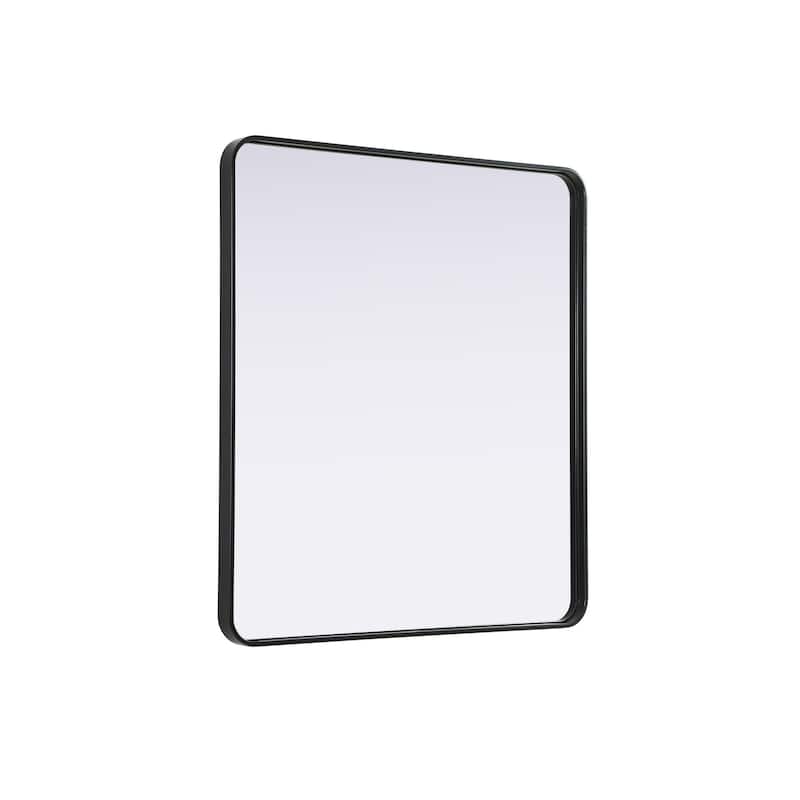 Elegant Lighting MR8A3640 Remy 36"W x 40"H Rectangular Flat Medium - Black
