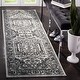 preview thumbnail 3 of 188, SAFAVIEH Adirondack Cheyenne Rustic Oriental Medallion Rug 2'6" x 10' Runner - Silver/Black