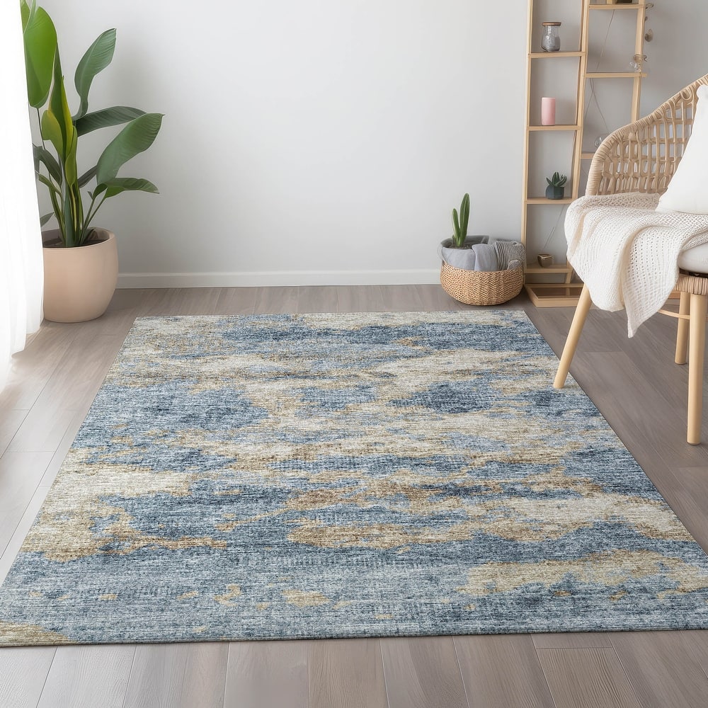 Premium Washable Super Soft Abstract Camo Mayfield Rug