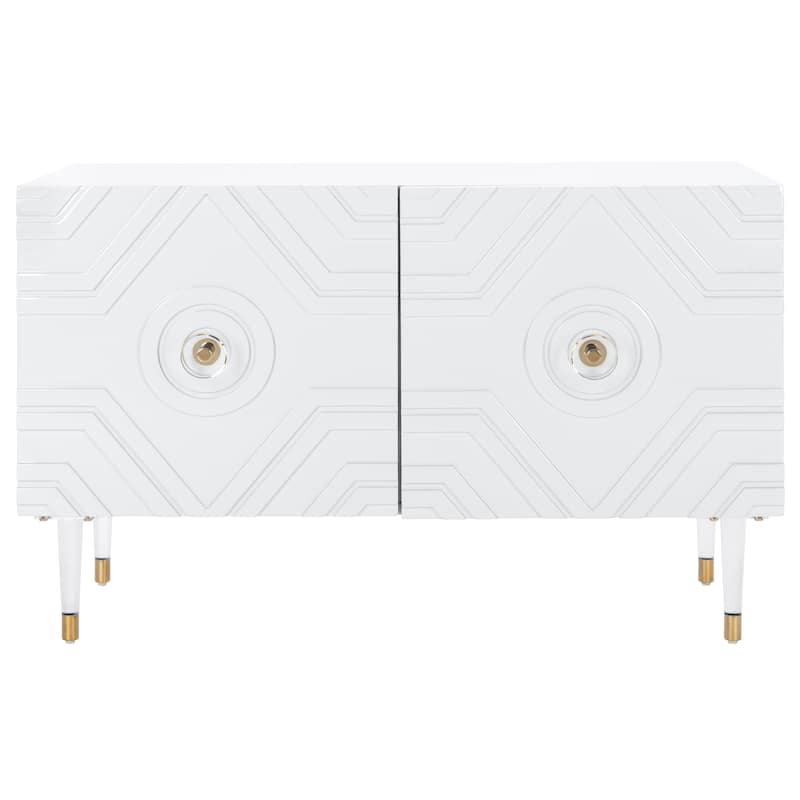 SAFAVIEH Couture Lillie Diamond Sideboard - 42.5" W x 16.1" L x 27.2" H - 43Wx16Dx27H
