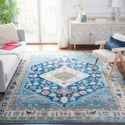 SAFAVIEH Madison Dorene Oriental Medallion Rug
