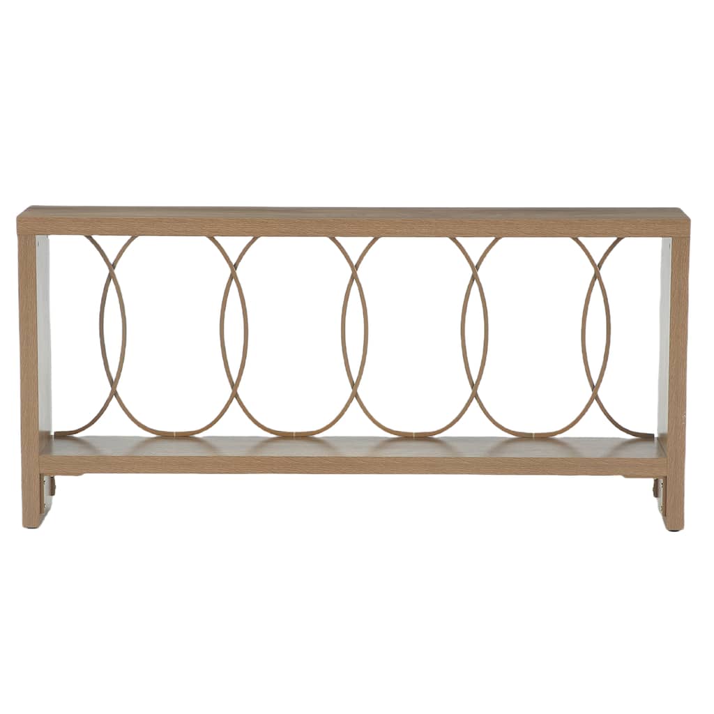 70.9" Extra Long Entryway Console Table with Storage, 2-Tier Farmhouse Sofa Table